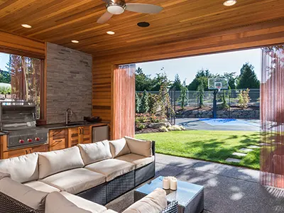 High-End Outdoor Living Space